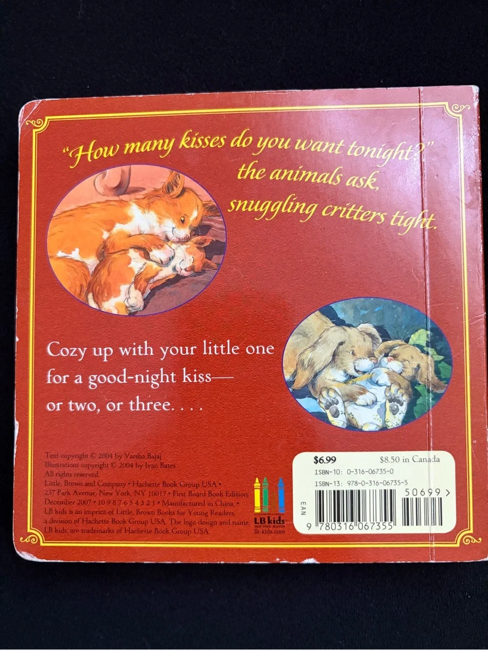 How Many Kisses Do You Want Tonight? Board Book